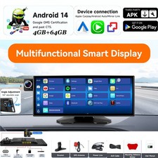 11.4 Car Play Stereo Android 14 CarPlay/Andro...