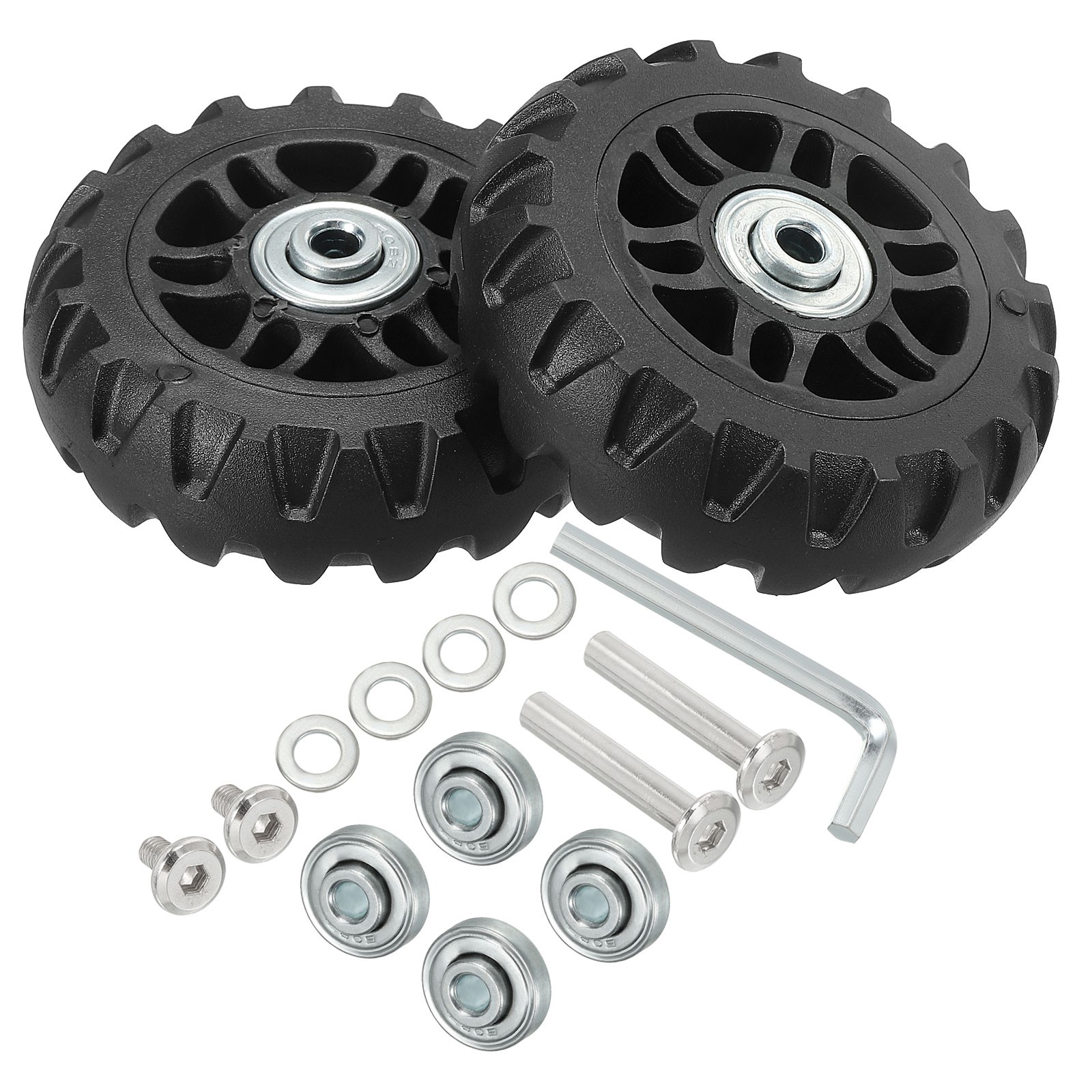 Suitcase Wheels, 80mmx24mm 360 Swivel Caster Wheels