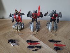 G1 80 Transformers Originale Dinobots Sludge Slag Snarl Grimlock Lotto con armi