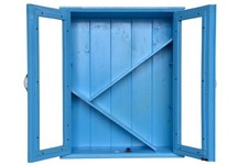 Bacheca Legno 4 Ganci Da Parete - Portachiavi Organizer 35x13x35 Cm, Stile Moderno - Foto 5