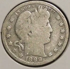 Silver Quarter - Barber - 1899 [612]