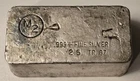 Vintage M2 Silver Bar 25oz Mahoney Brothers Gold Bar Washington