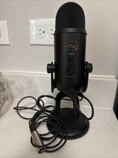 Blue Yeti Professional USB Condenser Microphone - Blackout, used, no box. Works