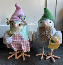 Pair 2023 Target Spritz Featherly Friends Spring Easter Bird Gnome BLOOM BUD