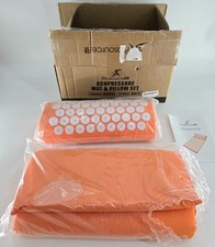 Acupressure Mat and Pillow Set for Back/Neck Pain Relief and Muscle Relaxation
