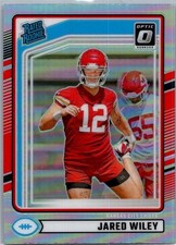 2024 Panini Donruss Optic Preview Jared Wiley Silver #387