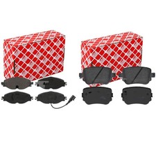 FEBI BREMSBELÄGE VORNE+HINTEN passend für VW Caddy 4 Caddy Alltrack SAB
