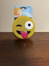 Discontinued Emoji Bluetooth Wireless Speaker "Silly Winking" New