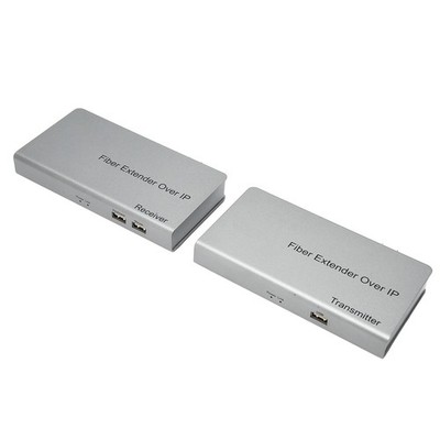 EU Plug HD Multimedia Interface Extender Over Fiber Optic Cable Up To 20Km 1080P
