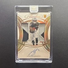 Panini Flawless Rookie Dual Patch Autograph Ashton Jeanty Raiders Football 10/25