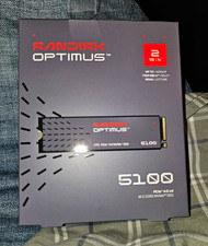 SanDisk Optimus 5100 2TB NVMe PCIe 4.0 x4 M.2 2280 SSD 7100MB/s