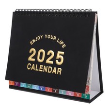  Desk Calendar 2025 Monthly Desktop Calendar English Standing Desk Calendar
