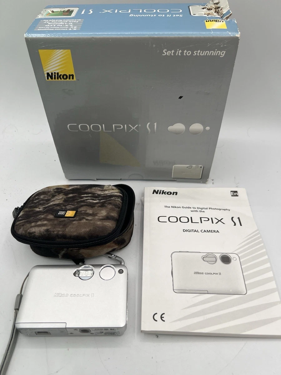 ★良品★ ニコン Nikon COOLPIX S1 3x バッテリー付属 同梱可 #yk2631 Amazon.com : Nikon Coolpix S1 5.1 MP Slim-Design Digital Camera