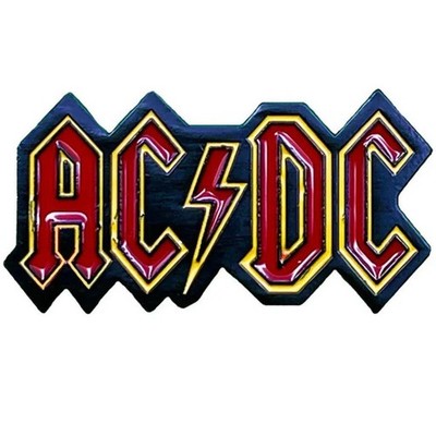 AC/DC Anstecker Pin · Classic Logo (3,5cm x 2cm) Offizielles Band Merch