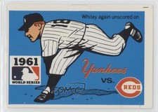 1971 Fleer Laughlin World Series Whitey Ford #59 HOF 1gd6