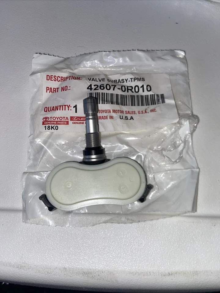 Sensor de presión TPMS 14-19 Highlander 13-18 RAV4 Toyota 42607-0R010 OEM Foto 3 de 3