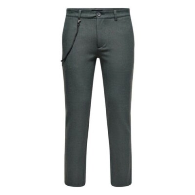 Only & Sons Pete Slim Fit Trousers with Chain