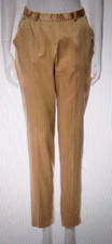 Prada Vtg 90s/2000s Satin Beige Miuccia Prada Dress Pants High Rise EUC 24.5" W