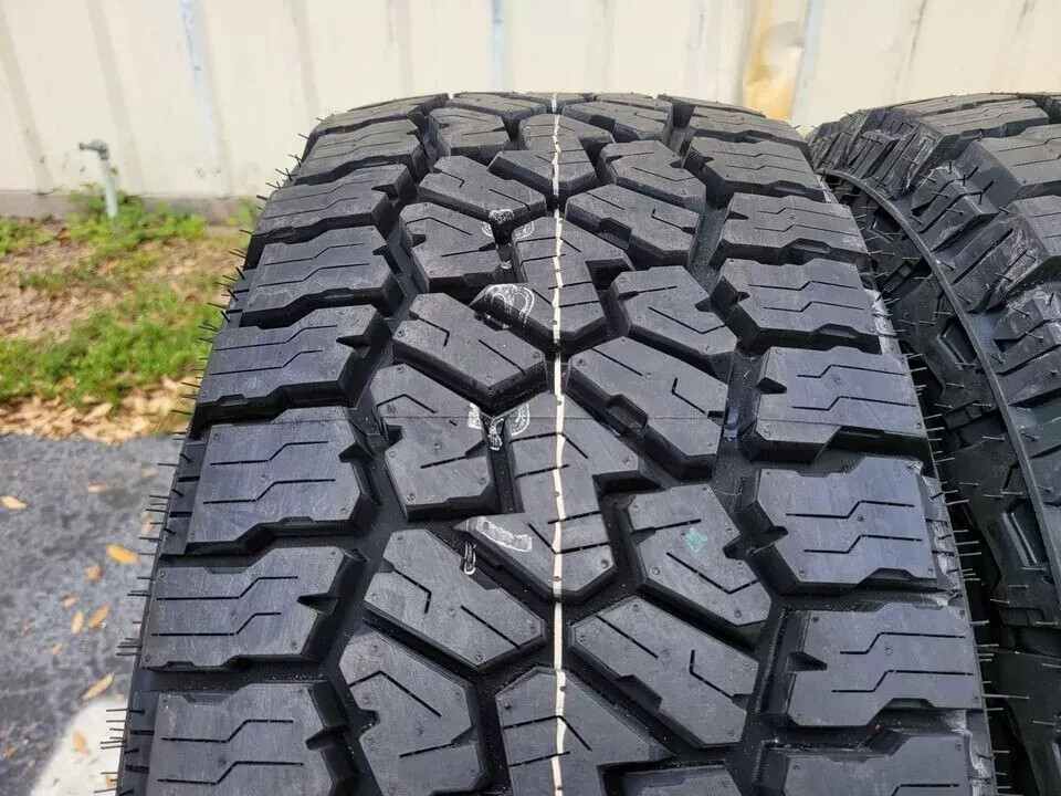 17x9 TRD Pro Matte Black Wheels Rims 2757017 AT4W Tires Tacoma 
