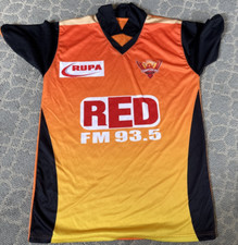 Sunrisers Hyderabad Rupa Red FM 93.5 Orange Jersey Cricket
