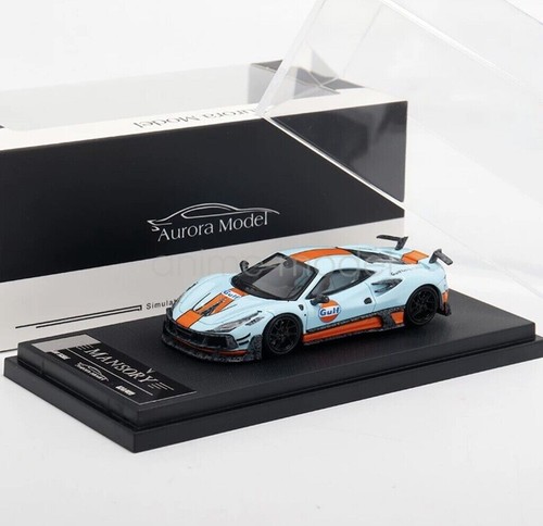 Aurora 1:64 Blue F8xx Tributo Mansory Sport Diecast Metal Car Gift - Picture 6 of 6