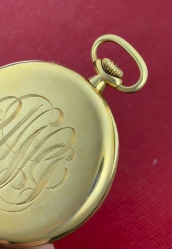 Patek Philippe 18k Yellow Gold Open Face Pocket Watch - Running - Picture 12 of 15