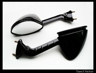 Reflector Rear view L+R Sides Mirrors For Kawasaki ZX-14R ZZR1400