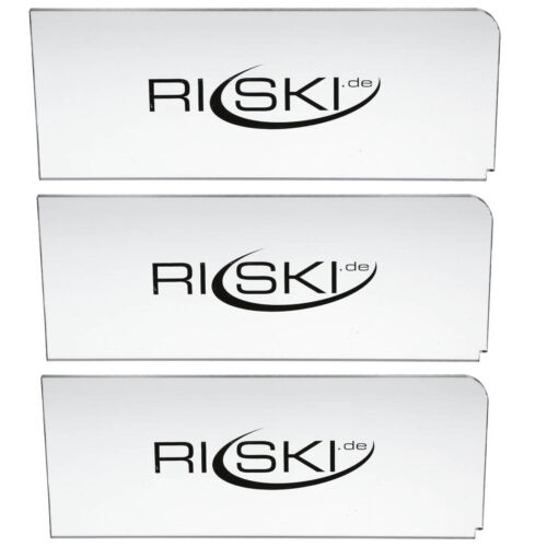 RiSki Ski Wachs Abziehklinge - Plexiklinge 4 mm Set (3 Stück) - Bild 1 von 1