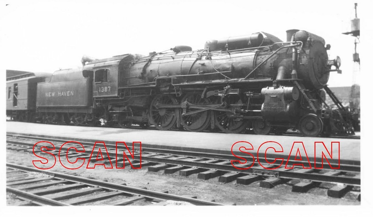 2A391 RP 1950s NEW HAVEN RAILROAD 462 LOCO #1387 | eBay