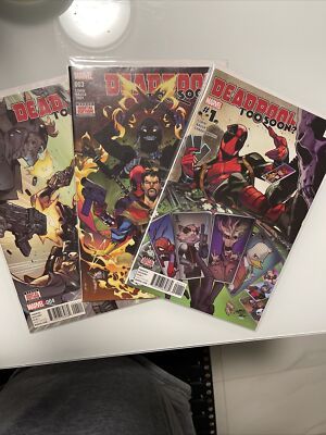 Deadpool Too Soon? 1,3, An Issue 4 All Unread