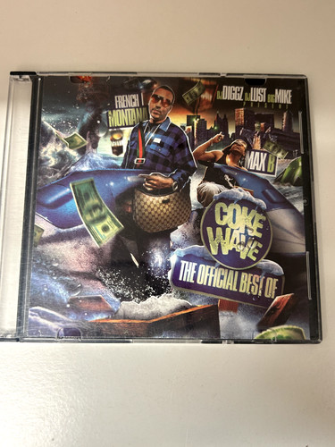 DJ DIGGZ DJ LUST MAX B FRENCH MONTANA THE OFFICIAL BEST OF COKE WAVE MIXTAPE CD