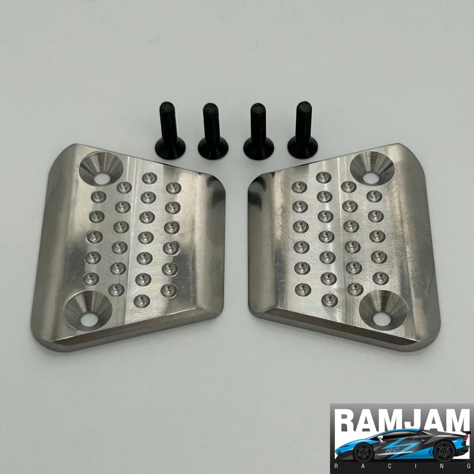 Arrma Limitless 8s Titanium Rear Skid Plate Set - Image 2 of 4