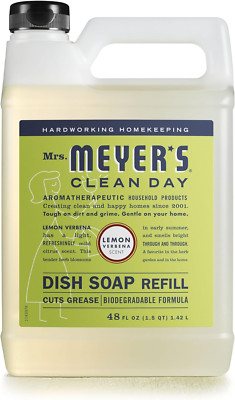Mrs. Meyer's Clean Day Liquid Dish Soap Refill, Biodegradable Formula