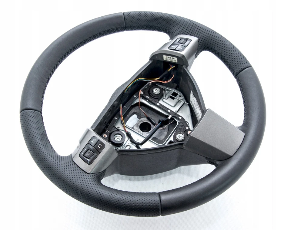 Lenkrad beziehen mit Leder für Opel Astra H Bj. 2004-2012 NEU LEDER - Bild 2 von 4