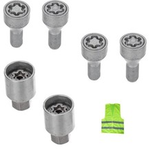 PER SAAB 9-3 -  I3/E BULLONI ANTIFURTO AUTO CERCHIO IN ACCIAIO