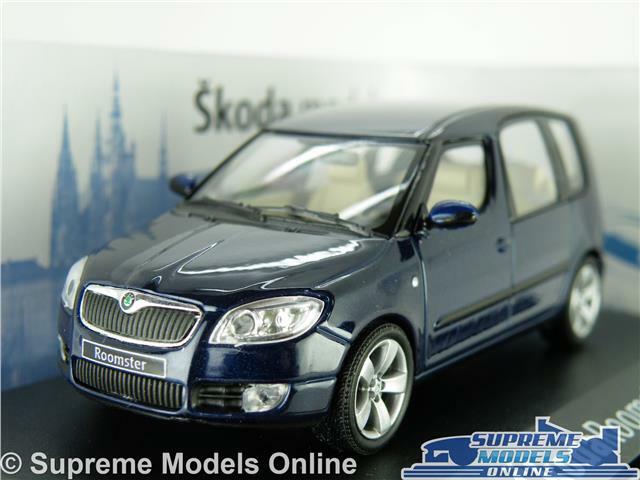 SKODA ROOMSTER MODEL CAR 1:43 SCALE ABREX STORM BLUE METALLIC ESTATE K8