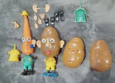 LOT Vintage 1960's Hasbro Katie the Carrot Multiple Mr Potato Heads Extras