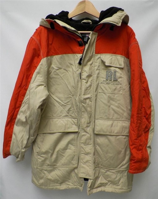 Vintage Ralph Lauren Polo Snowboard/Ski Jacket Winter Khaki/Rust Medium