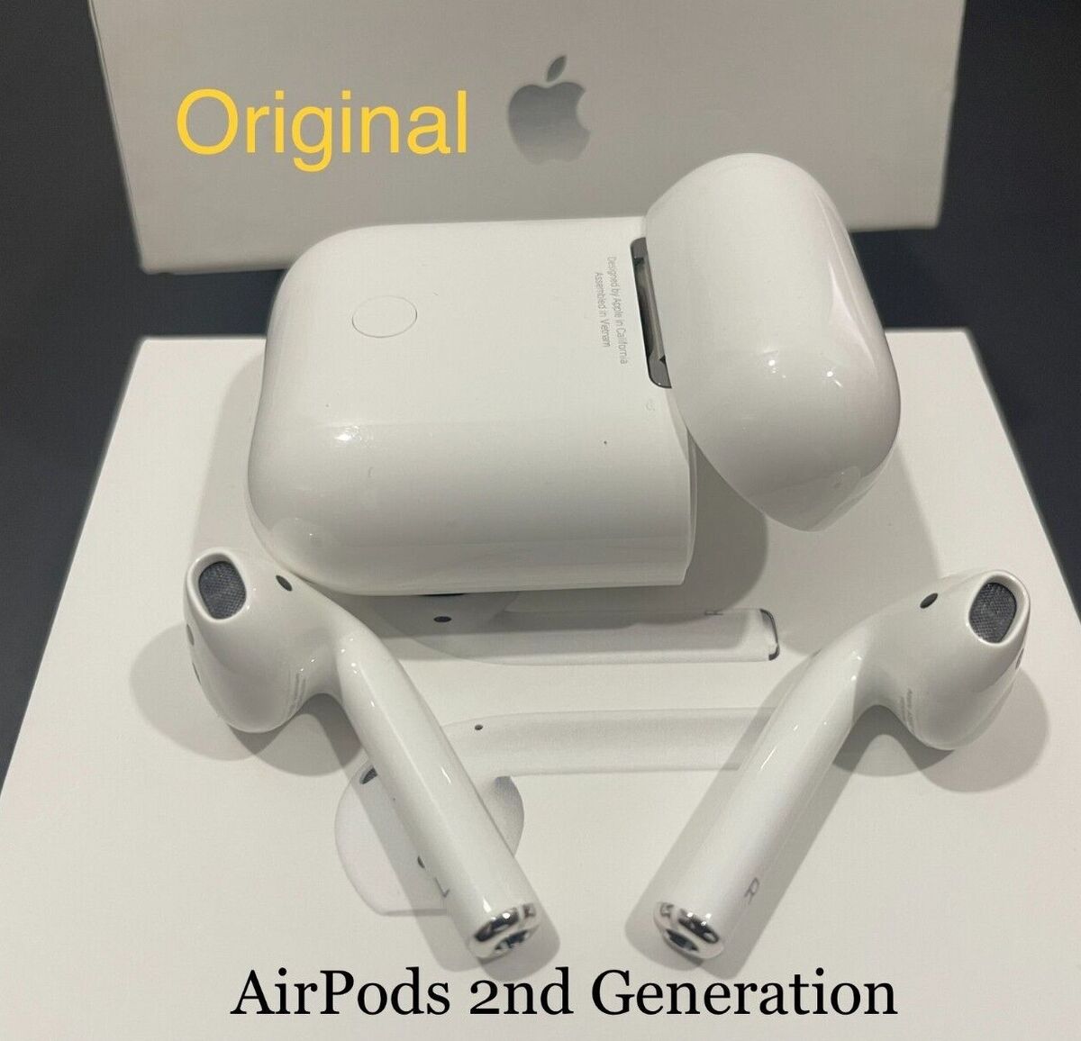 Original Apple AirPods 2nd Gen Replacement LEFT or RIGHT or CHARGING CASE Original Apple AirPods 2nd Gen Replacement LEFT or RIGHT or CHARGING CASE