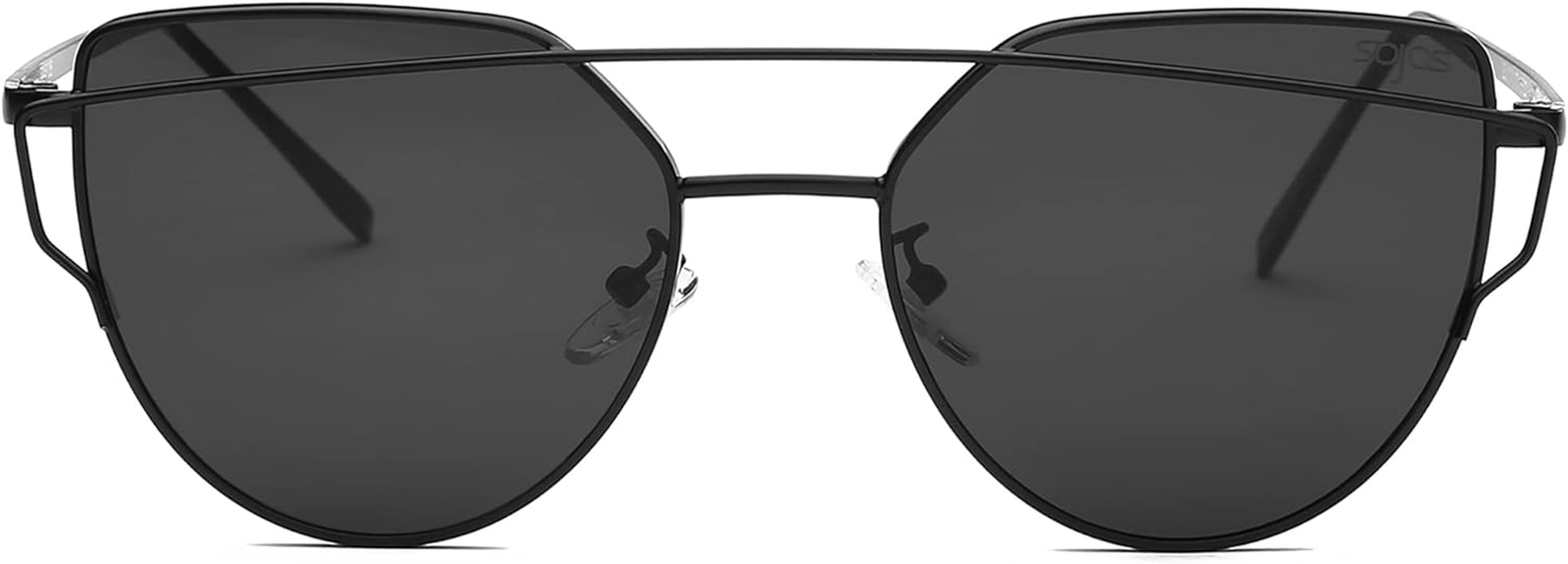 Trendy Cat Eye Sunglasses for Women with Mirrored Lenses - Designer Style-image