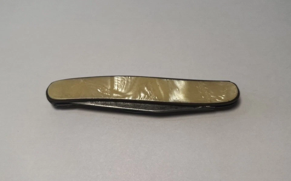 Faca de bolso dobrável vintage colonial lâmina dupla - Imagem 2 de 4