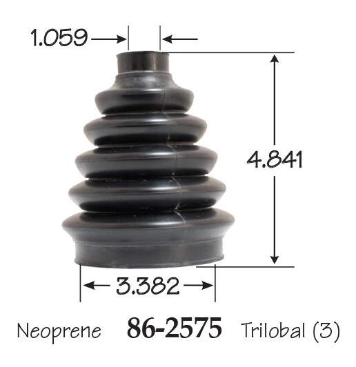 Bota de eixo CV interna e externa para Ford Edge FWD 3.5L 2015-2018 - Imagem 4 de 4