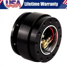 Quick Release Hub Adapter Snap Off Boss Kit For 6 Hole Steering Wheel W/Hardware