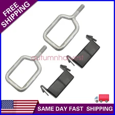 2X For BMW F22 F23 F30 2012-20 Bonnet Hood Catch Lock Bracket + Hood Protection