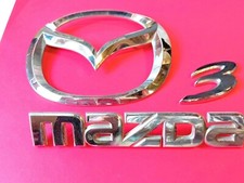 2004 2005 2006 2007 2008 2009 Mazda 3 Trunk Deck Lid Emblem Badge Nameplate Set