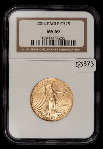 2004 G$25 1/2 oz Gold American Eagle - Half Ounce - NGC MS 69 - SKU-G3373