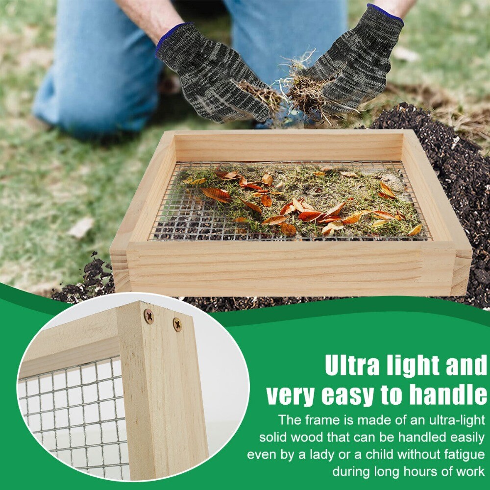 Lightweight Gardening Sieve Multifunctional Soil Sieve Soil Sifter