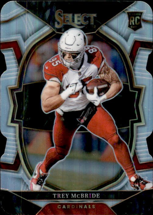 Trey McBride 2022 Panini Select Rookie Silver Die-Cut Prizm #11 Cardinals Holo