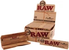 Full Box of 24 Booklets RAW Connoisseur King Size Slim Rolling Papers with Tips