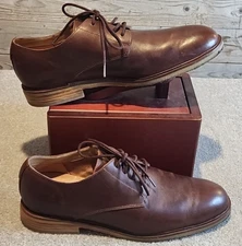 Clarks Men Clarkdale Moon - Smart Dark Brown Leather Casual US SZ. 11.5 M